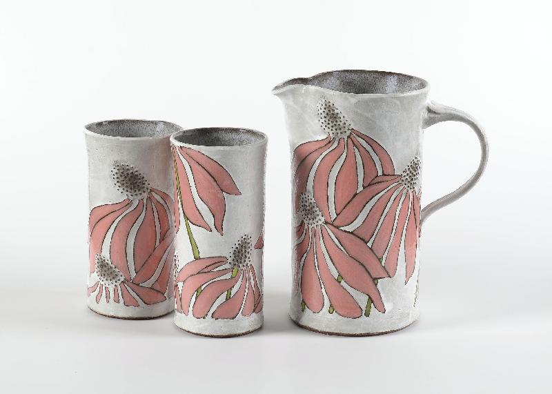 Echinecia Pitcher and Glasses