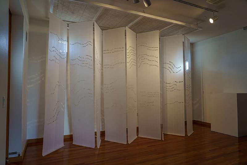 Jean Shon installation "Suspension | Connection"