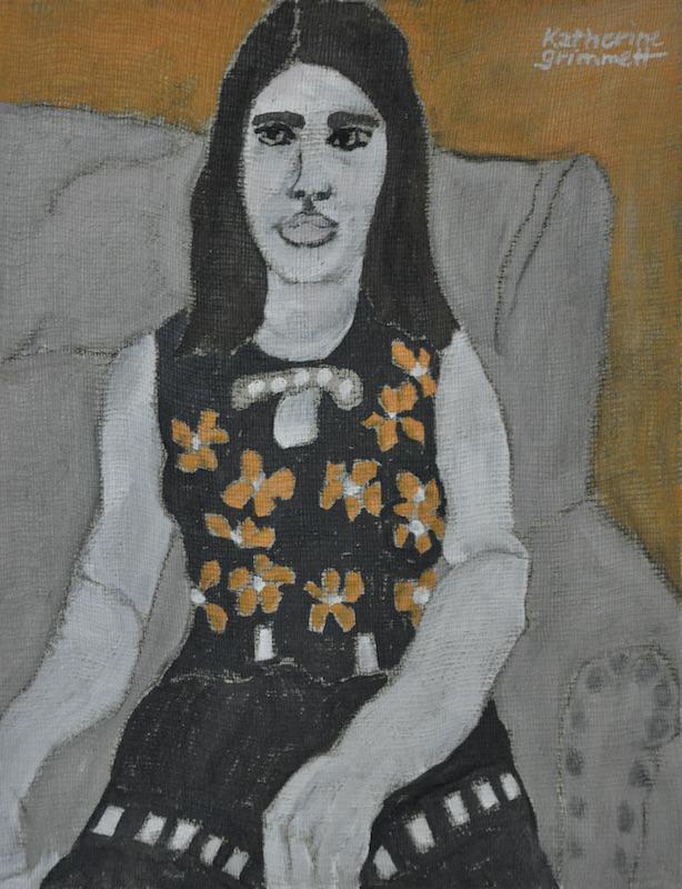Portrait of Woman with Pearl Clasp and Orange Blossoms