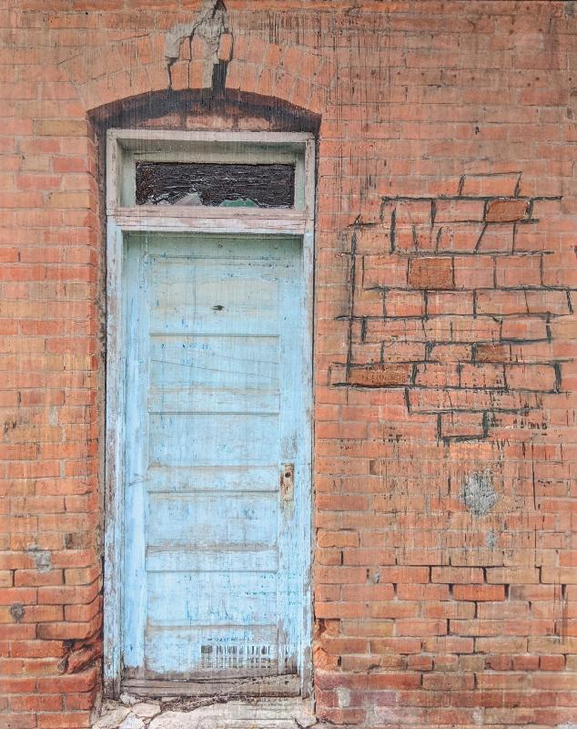 Door in the Old Brick Wall